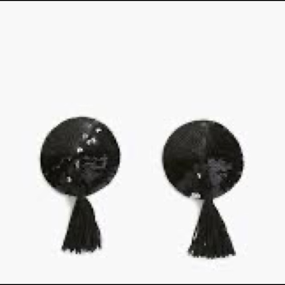 NWT Lane Bryant Cacique Gold Sequin Tassel Pasties